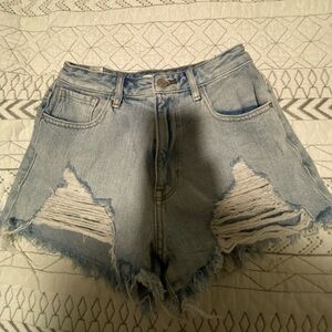 PacSun High Rise Jean Shorts